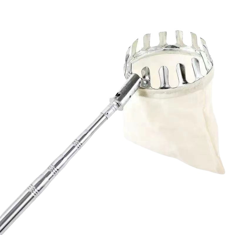 Fruit picking artifact high altitude fruit picking telescopic pole net pole persimmon loquat fruit pear plum mango picking artifact