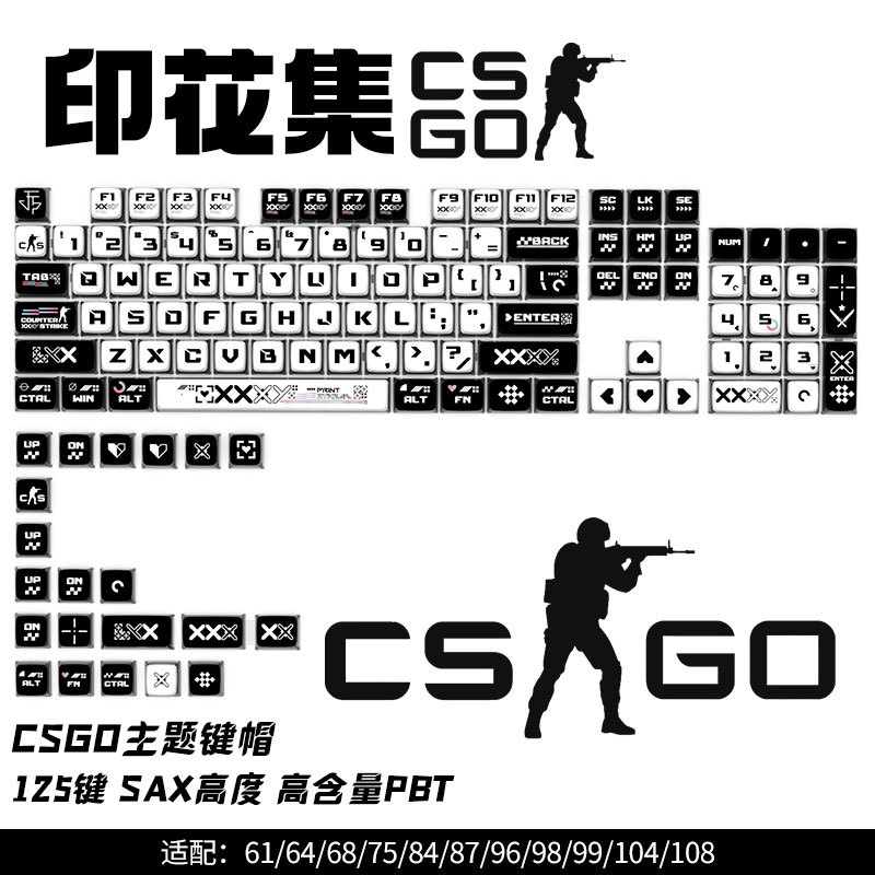 Пудинговая четырехсторонняя прозрачная цветная сублимация, маленький полный комплект клавиш, индивидуальная механическая клавиатура, прозрачные печатные клавиши