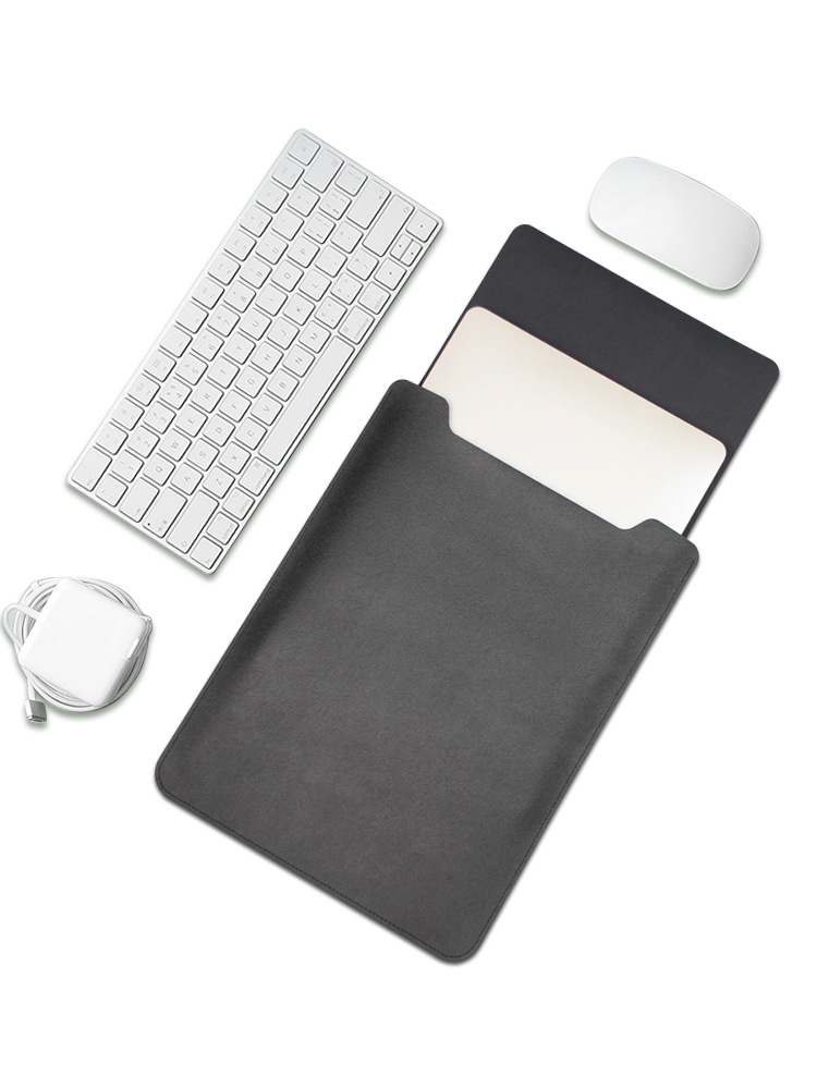 For non-magnetic macbook laptop liner bag computer bag protective case PU leather ultra-thin Portable Spot