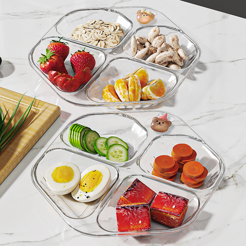 Тарелка для приготовления, настенная, с горячим вкусом, соусник, кухонная посуда, разделенная тарелка