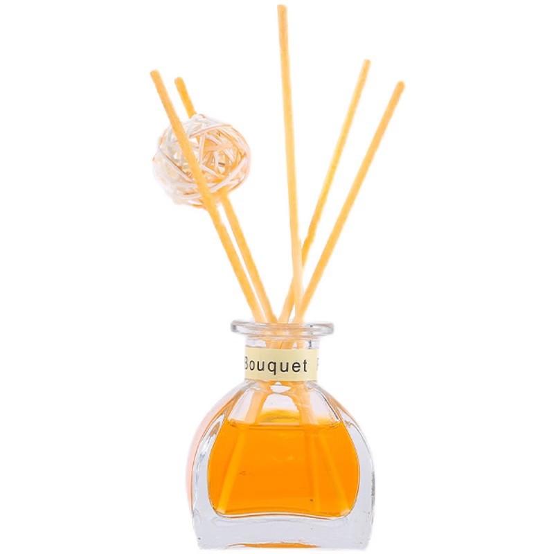 Non-fire Aromatherapy Air Aromatherapy Fresh Living Room Room Ornaments Square Bottle Aromatherapy Gradient Yurt Aromatherapy 50ml