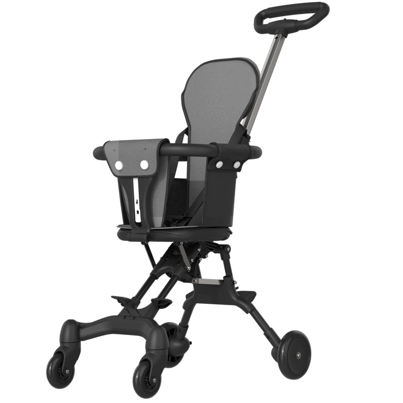 Baby Walking Artifact Children's Trolley Lightweight Foldable Baby Two-way Simple Out Installation-free Baby Walking Trolley