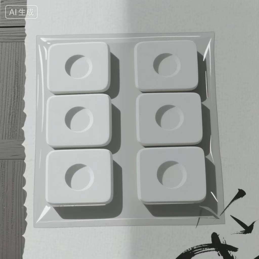 White Silicone Anti-Skid Sheet, for Watch Film,