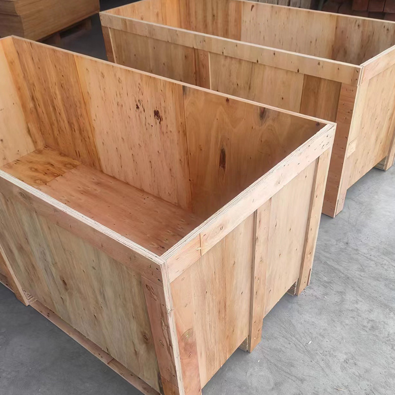Foshan Manufacturers Supply Fumigation-Free Wooden Boxes, Industrial Equipment Transportation Wooden Boxes, Logistics Turnover Export Closed Wooden Boxes