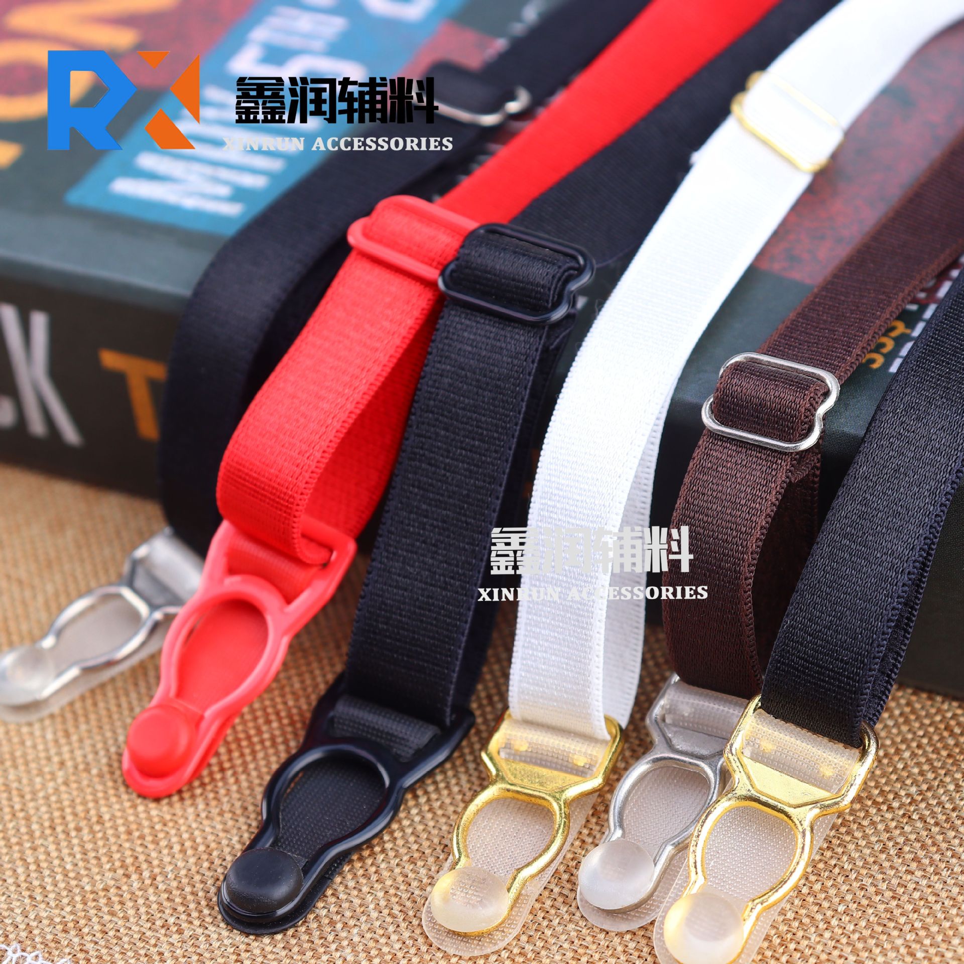 Spot wholesale clothing Garter hosiery clip elastic socks buckle with glossy elastic strap underwear accessories