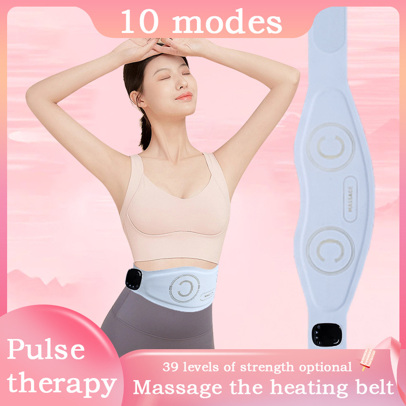Кросс-бодийный массажный пояс с подогревом, фитнес-оборудование для дома, зарядное устройство, вибромассажер для уменьшения живота