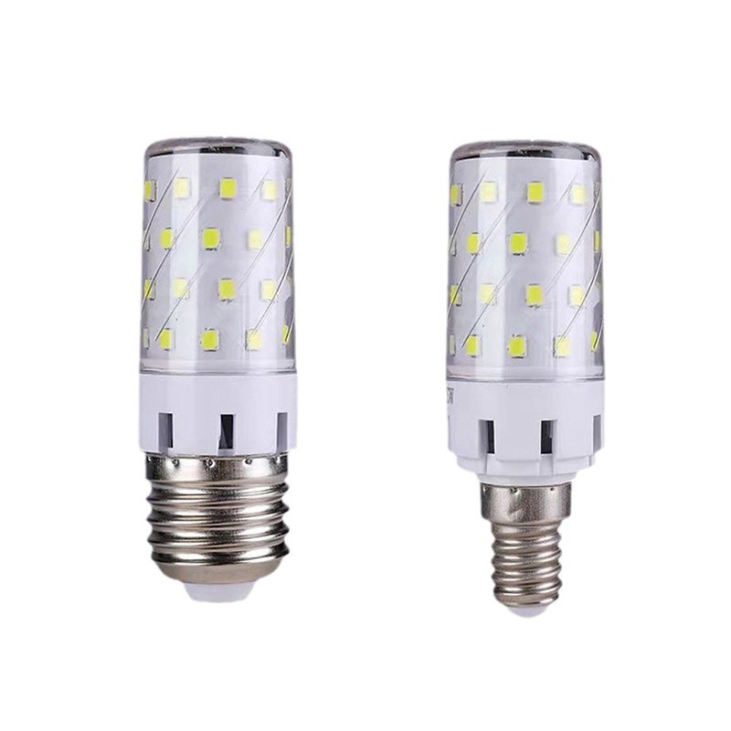 led Bulb energy-saving lamp E27E14 small screw corn lamp wall lamp household super bright chandelier white light three-color dimming