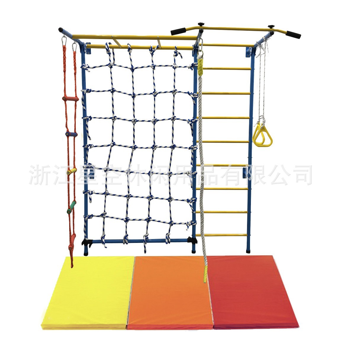 Children's Indoor Climbing Frame Multi-Functional Playground Trainer Climbing Net Cross-Border Direct Sales Factory