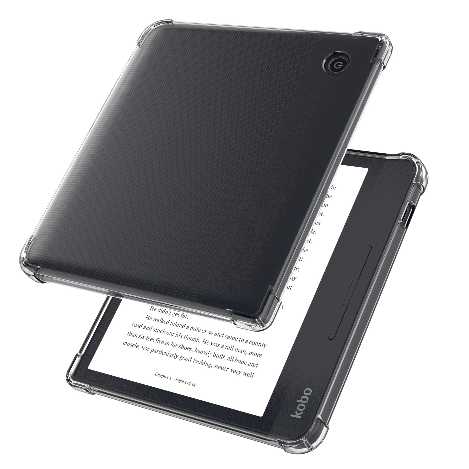 Suitable for Kobo Libra 2/7.0 "H20 e-book universal transparent protective case clear case