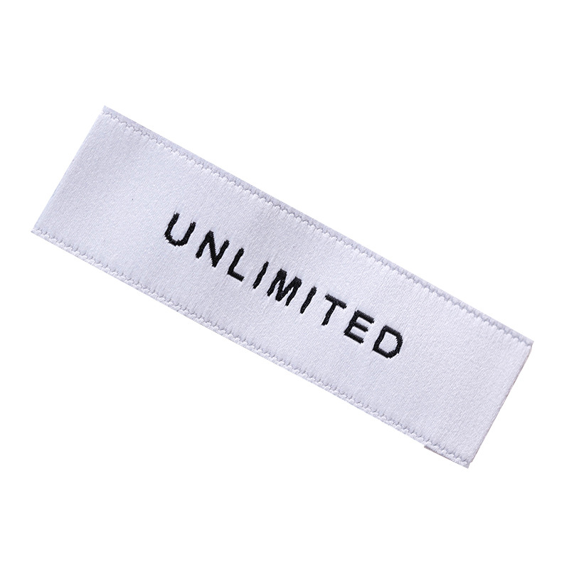 Custom clothing collar factory men's and women's high-grade woven Mark source factory Mark high-density trademark clothing label