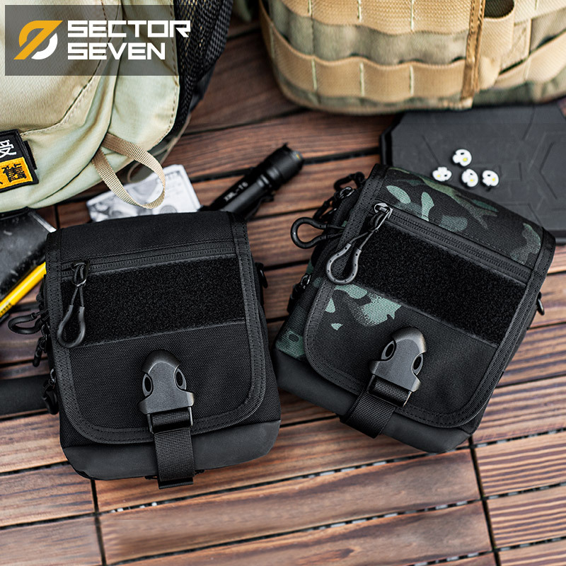 Тактическая сумка District 7 Raccoon, многофункциональная поясная сумка для активного отдыха, персонализированная повседневная сумка через плечо
