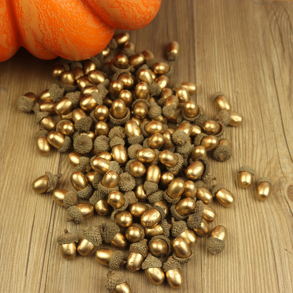 Simulation acorn dry acorn groceries Christmas decorations ornaments photo props foam simulation acorn