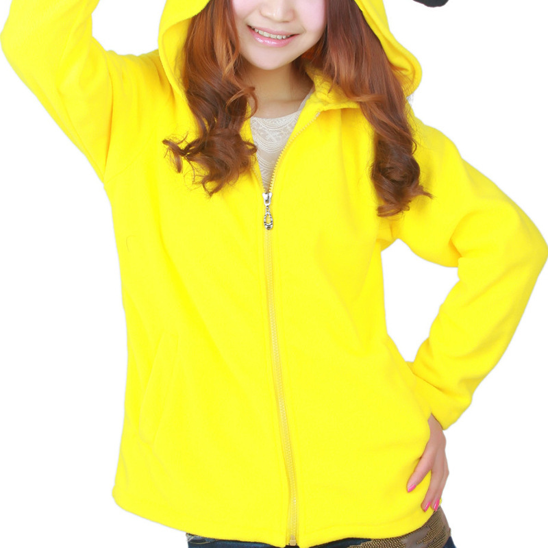 Factory wholesale cartoon animal blue ears moon elf sweater coat a variety of fleece men's and women's sweater