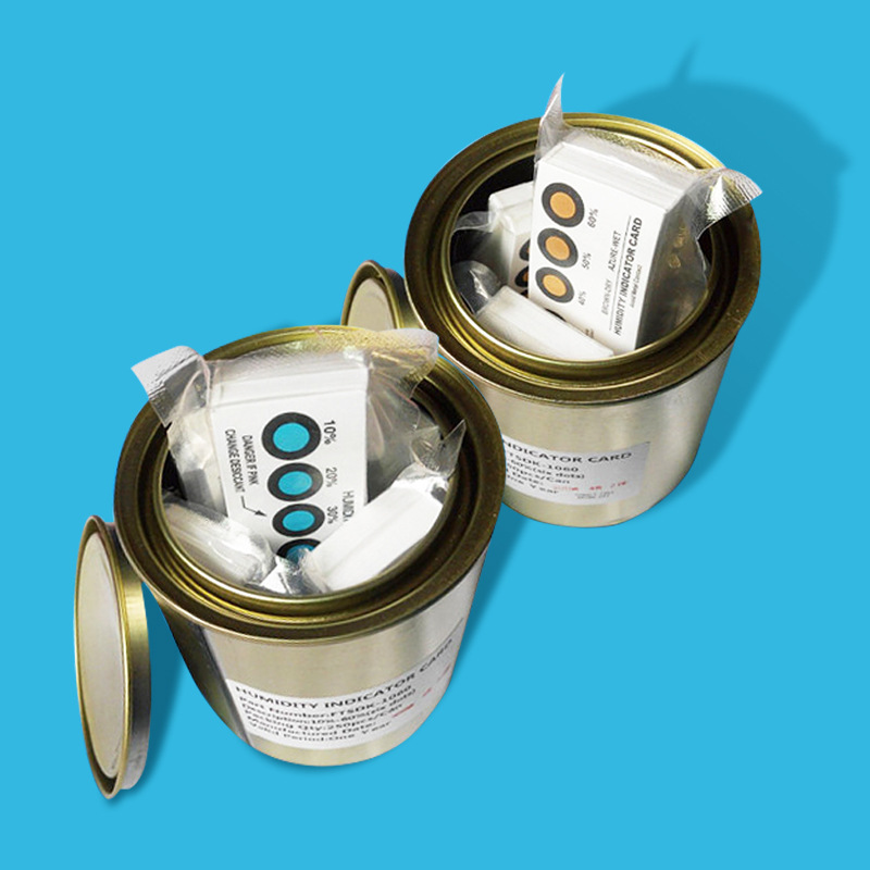 Cobalt-free brown six-point humidity display card back coating environmental protection display test card electronic components humidity sensitive card