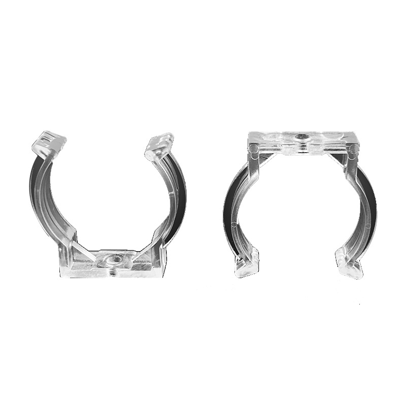 Waterproof Lamp Lighting Fixture Lampshade Fixed Ledu Type Buckle T5T6T12 Plastic Pipe Clamp T8 Split Light Strip