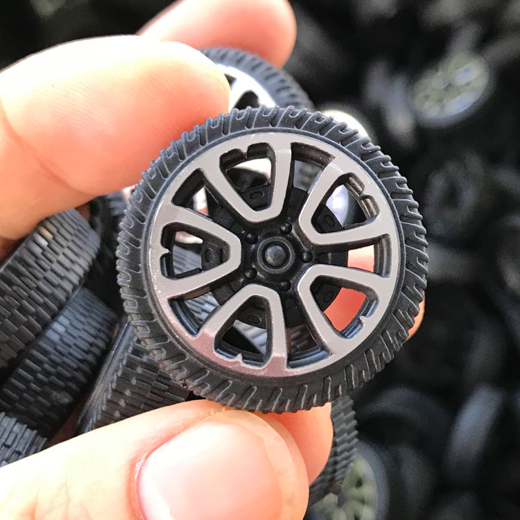 Plastic Wheel Toy Wheels Are Available in Various Specifications, Kidsren's Teaching Aids, DIY Production of Small Car Wheel Accessories