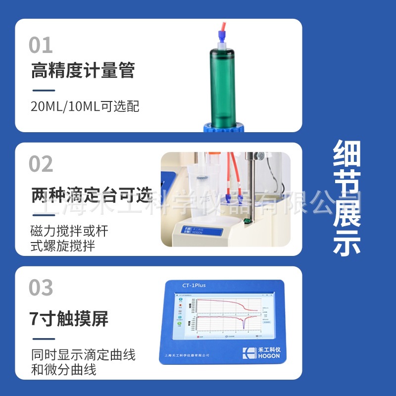 Automatic Potential Titration Instrument Ct-1Plus for Determining the Ew Value of Perfluorosulfonic Acid Type Proton Exchange Membrane