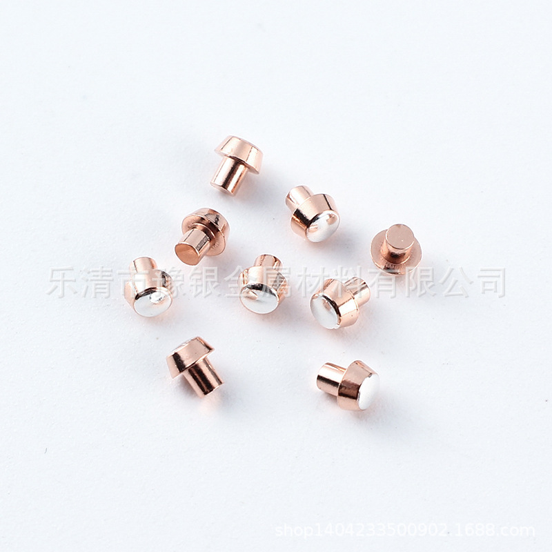 Manufacturer Wholesale Round Rivets Flat Screws Women's Bag Straps Shoulder Straps Accessories Luggage Hardware Supply