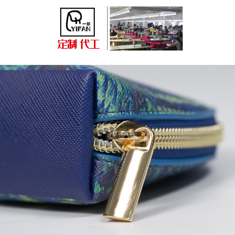 Shell Bag Pu Cosmetic Bag Cosmetics Bag Printed Clutch Bag Oil Painting Bag Color Printed Cosmetic Bag Custom Logo