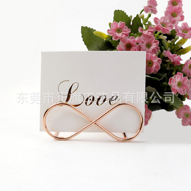 Amazon hot 10/pack 8 word with seat note clip golden water lily seat clip desktop card clip spot