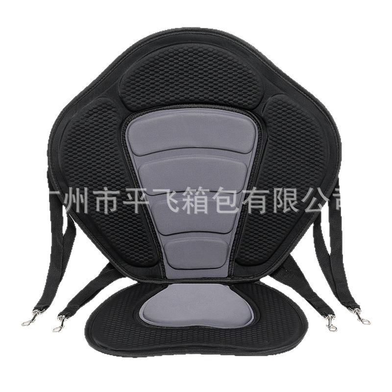 In stock surfboard canoe drifting boat kayak practical die eva back cushion seat with storage bag