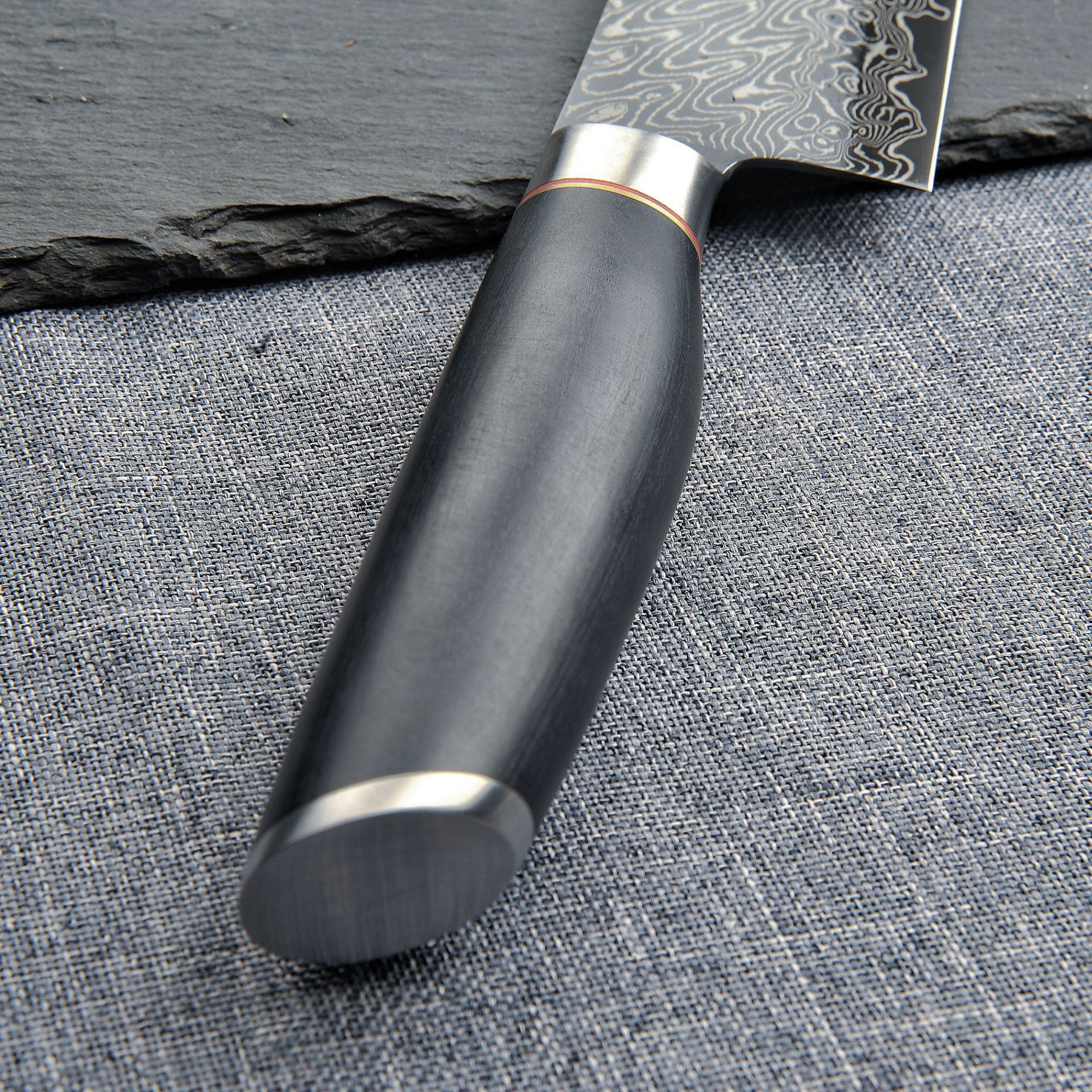 VG-10 powder steel Japanese bayonet Damascus rib lead cut off sushi cuisine special fish raw knife slice
