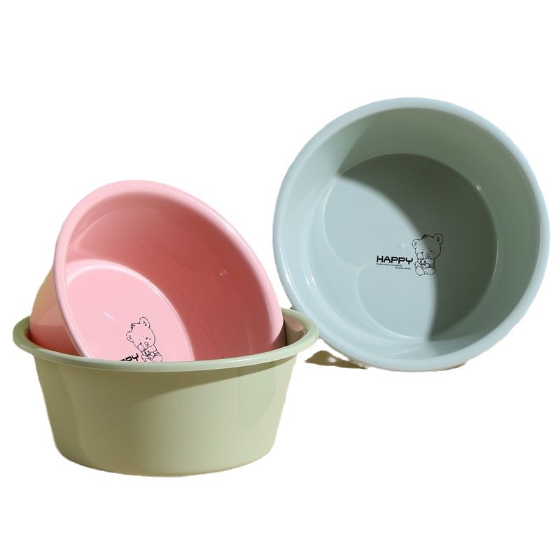 Factory wholesale basin thickened plastic basin household basin wash basin foot basin plastic basin advertising gift logo