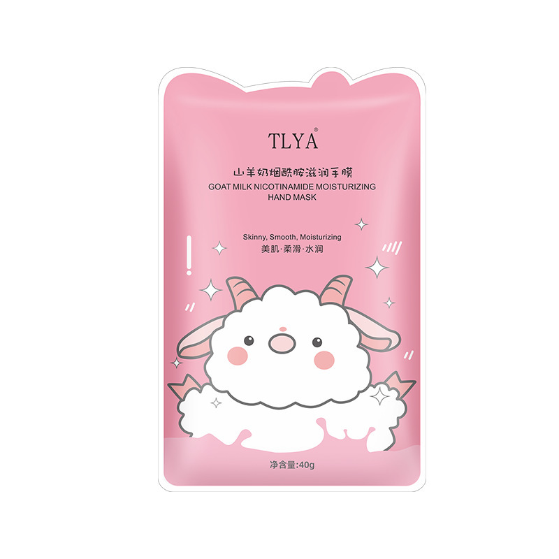 TLYA goat milk nicotinamide hand mask tender white moisturizing hand care hand mask foot mask removing calluses gloves