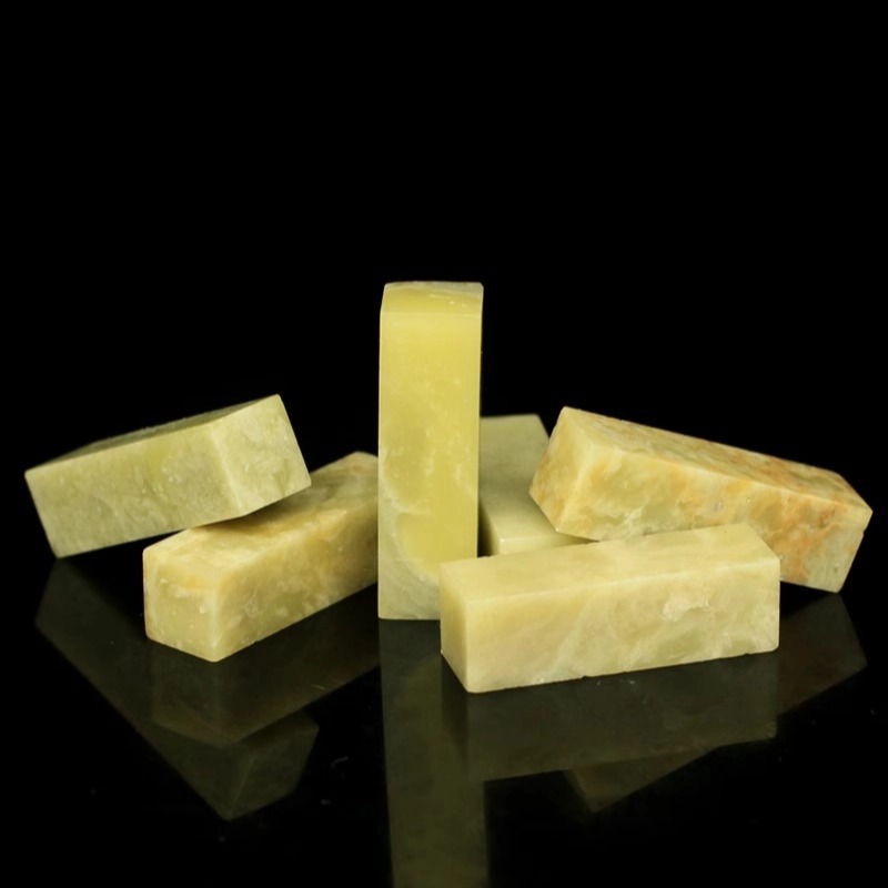 Qingtian stone seal 1*1*5CM stone seal material seal stone stone carving stone seal material a generation of hair