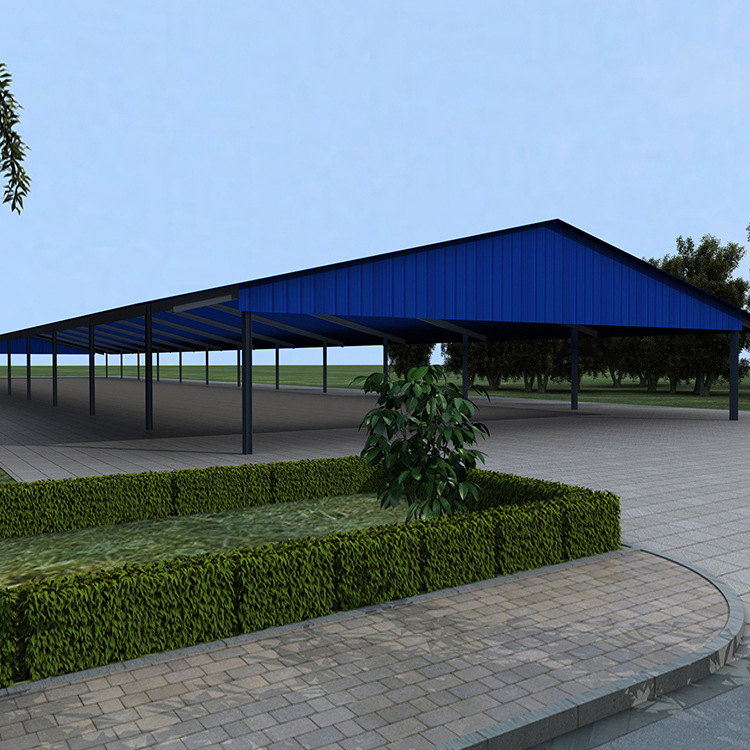 Supply light steel structure chicken coop export production contract steel structure engineering good thermal insulation performance Farm