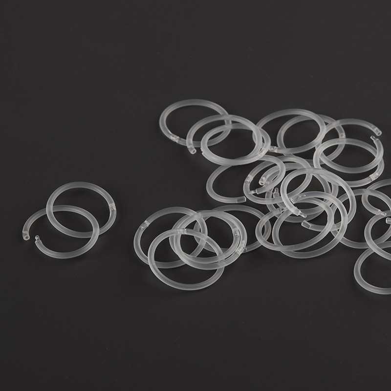 Invisible ear bone ring female invisible anti-blocking transparent nose ring lip nail lip ring personality simple round ear stud ear bone ring female