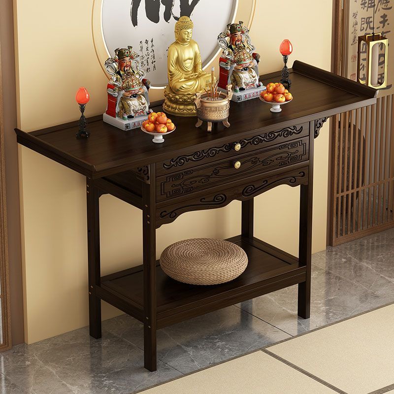 New Chinese Style Middle Hall Eight Immortals Table Non-solid Wood Table Home Incense Table Rural Living Room Home Entrance Table