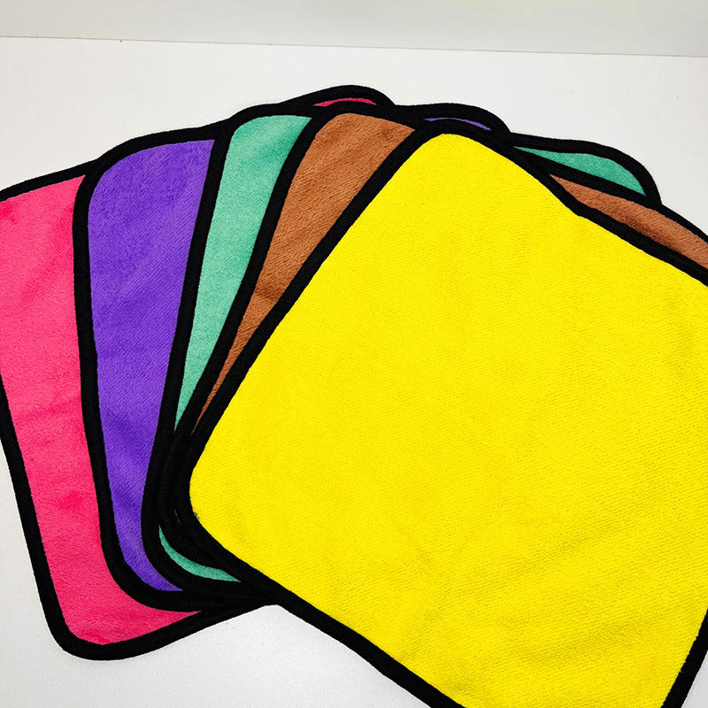 Car Wash Towel Coral Velvet Double-Sided Two-Color Car Wipe Towel Thickeneded Absorbent Towel Car Cleaning Cloth High Density Car Wash Towel