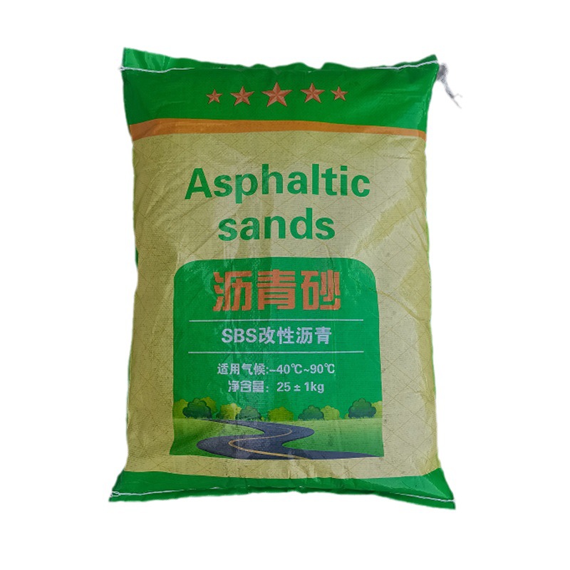 Bagged Asphalt Sand, Asphalt Sand for Filling Expansion Joints of Piers, Railings and Bridges, Asphalt Sand for Anti-Corrosion of Tank Bottoms