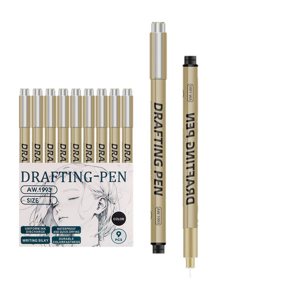 Goueline Needle Pen suit Art Animation Hand-painted Drawing Sketch Pen Waterproof Sketch Pen for Students Single