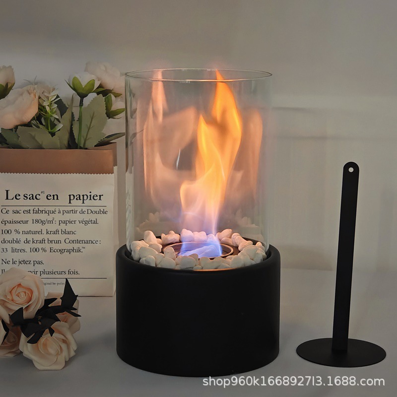 Настольный алкогольный камин мини-камин внутри металлическая печь портативный настоящий огонь камин уличная печь кросс-бордерная оптовая продажа