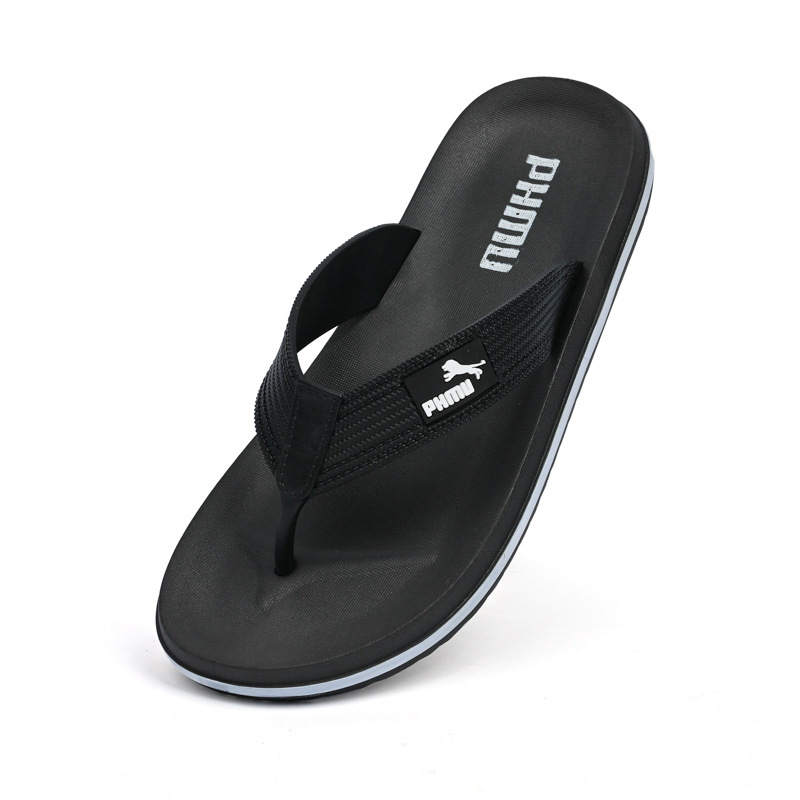 Flip-Flops for Men, Non-Slip, Anti-Odor, Wear-Resistant, Outdoor Beach Sandals for Men, High-Quality Home Use, Thick-Soled Thong Sandals