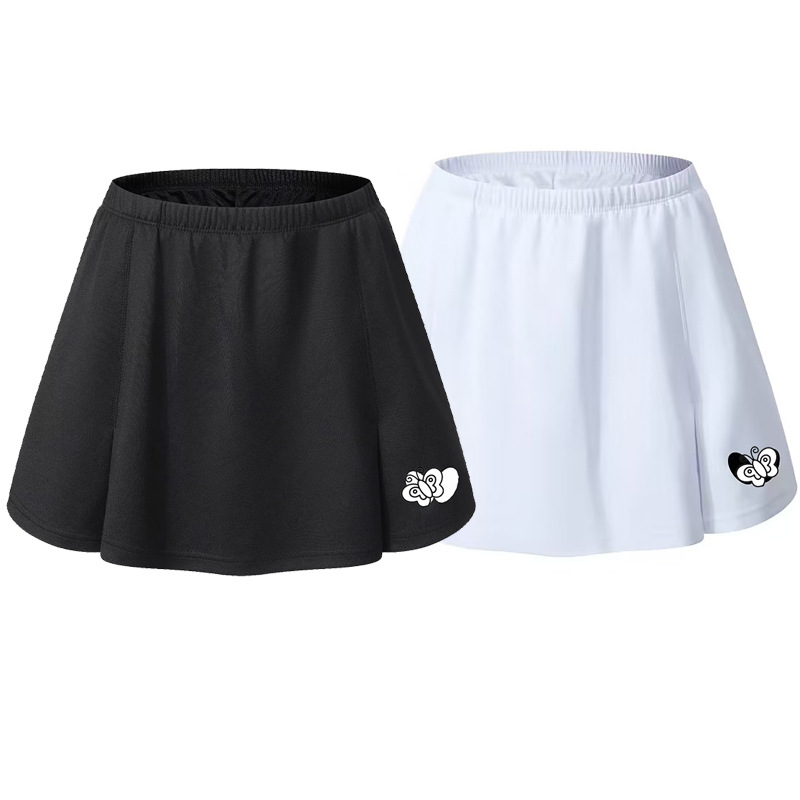 Новая юбка для настольного тенниса для женщин и детей, быстросохнущая, спортивная юбка