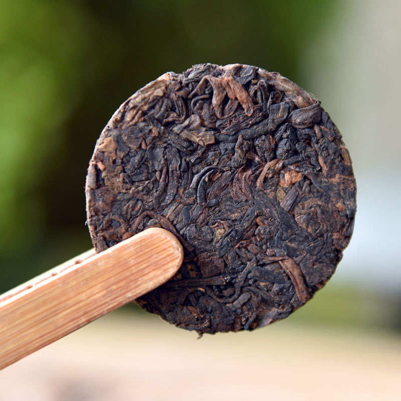Yunnan Pu'Er Small Tea Cake Pu'Er Tea Ripe Tea Throat Tea Cake Small Round Cake Ripe Pu'Er Loose Tea Stall Tea Wholesale
