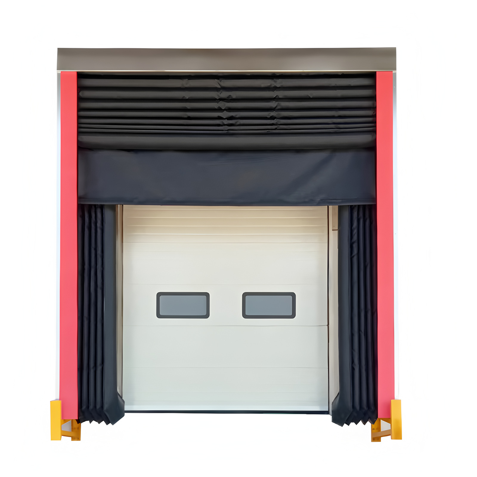 Cold Chain Logistics Loading and Unloading Area Door Cover Mechanical Industrial Door Seal Anti-Collision Inflatable Stainless Steel Door Sealing Door