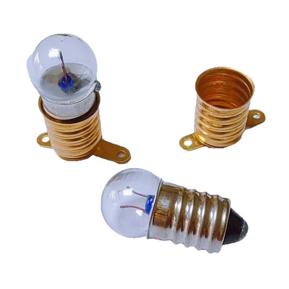 Xingxin factory in stock supply 2.5V small electric beads with lamp holder e10 bulb for student Electrical Experiment box