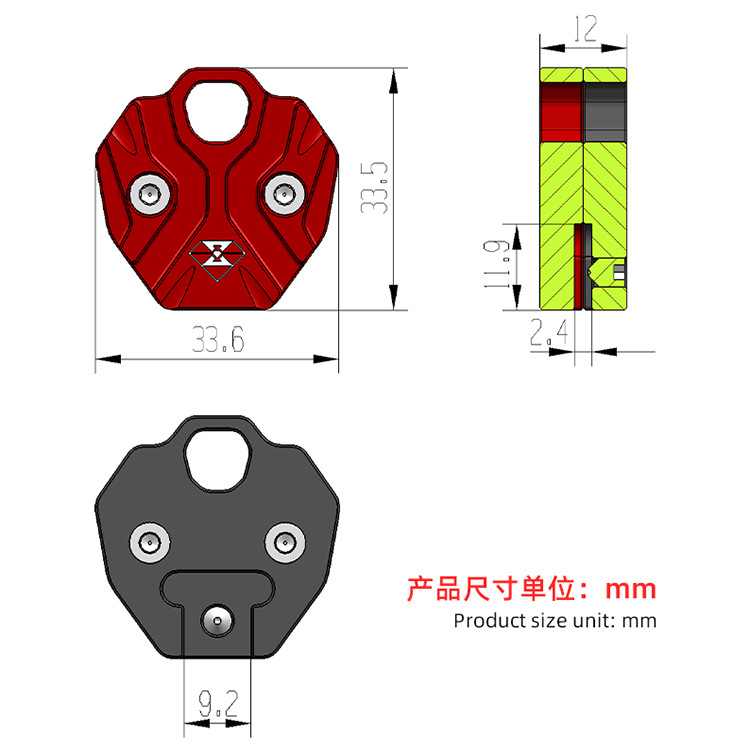 Personalized universal electric car key head broken handle repair decorative key cover motorcycle anti-theft key cover