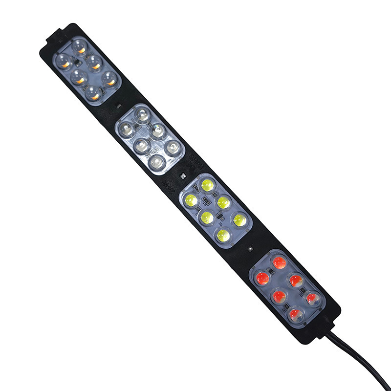 Фабричный источник DC12V/24VLED24 огни красные и синие мигающие модули огни предупреждения грузовиков мотоциклетные сигнальные огни