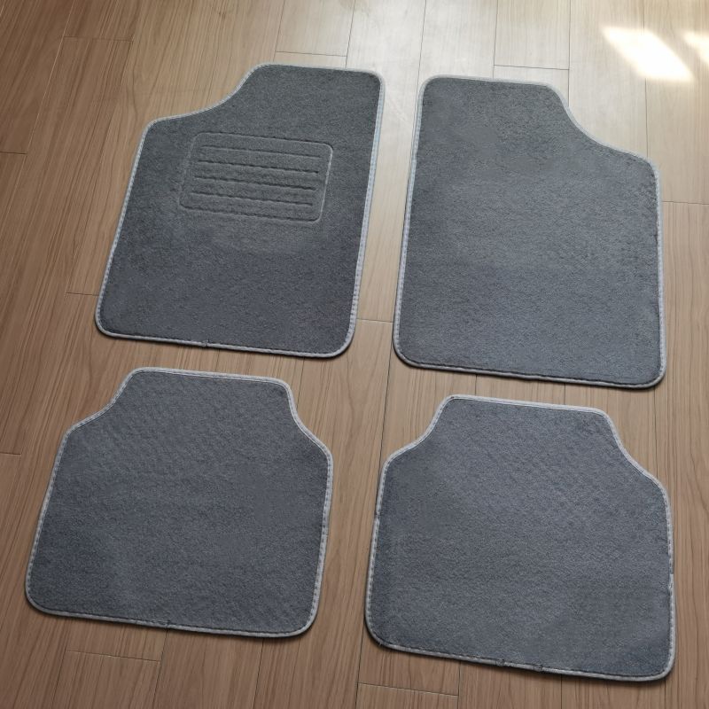 Suede car universal foot mat carpet foot mat non-slip foot mat flame retardant foot mat waterproof mat surrounding protective mat