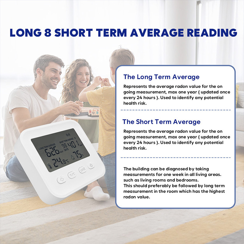 Dingmeng new mini radon detector battery factory direct overseas trade delivery does not match the battery