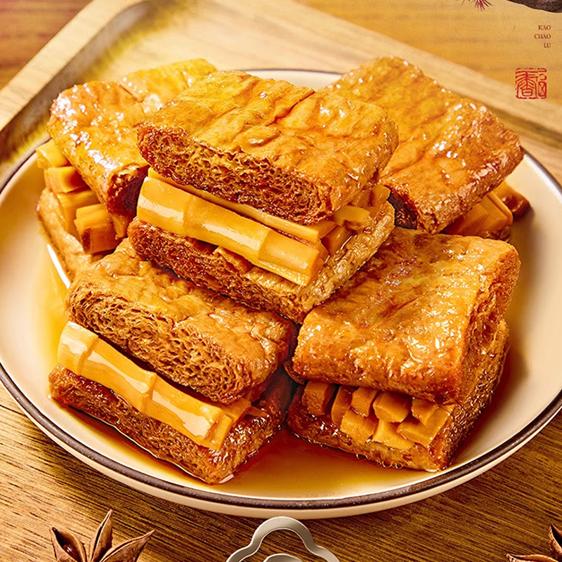 Сушеный тофу с бамбуковыми побегами, специальность Фуцзянь, закуски из бамбуковых побегов и тофу