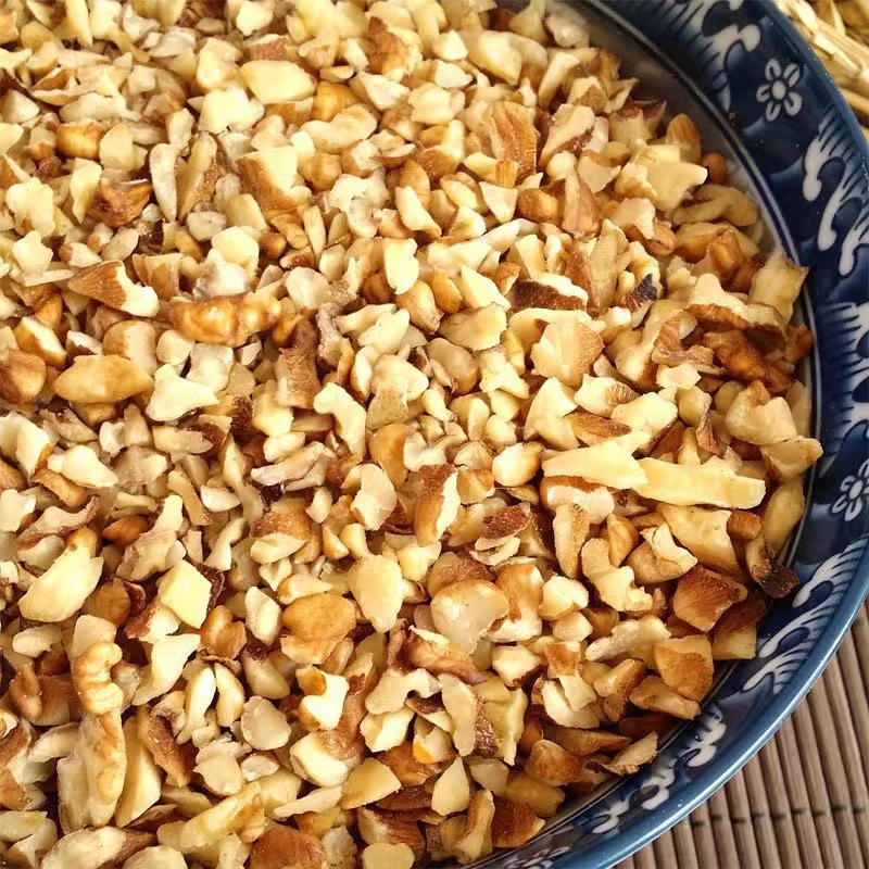 Walnut Kernels Crushed 2025 New Stock Original Flavor Raw Dried Four-Way Crushed Kernels 500g Thin Shell Bulk Wholesale from Manufacturer Freshly Picked Natural