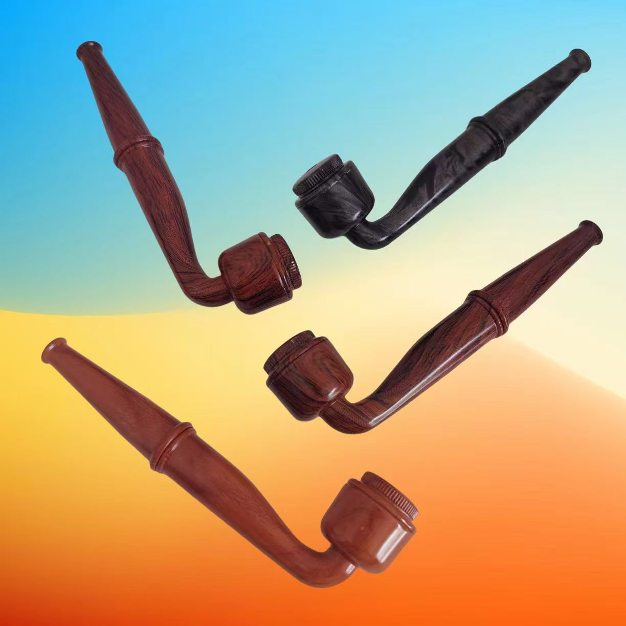 Factory Direct Sales Zinc Alloy Metal Wood Grain Mini Handheld Product Easy to Clean and Convenient to Carry