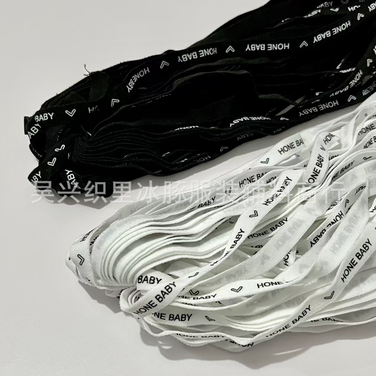 1CM herringbone belt printing knitting belt printing pants side strip webbing neckline decoration with shoes and hats clothing accessories