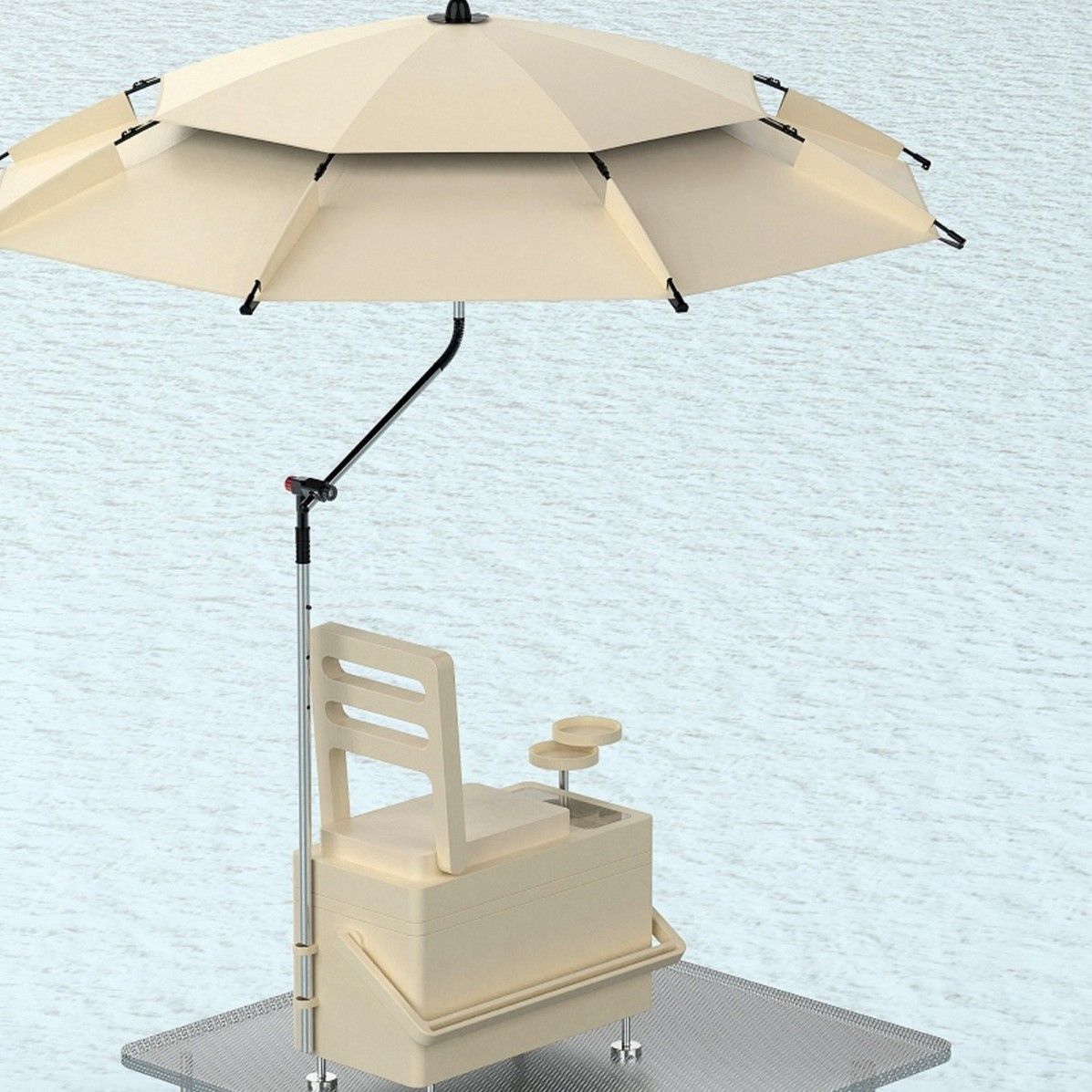 Stall Trolley Sunshade, Camper Umbrella, Awning, Fishing Special Sunshade, Outdoor Fishing Umbrella, Folding